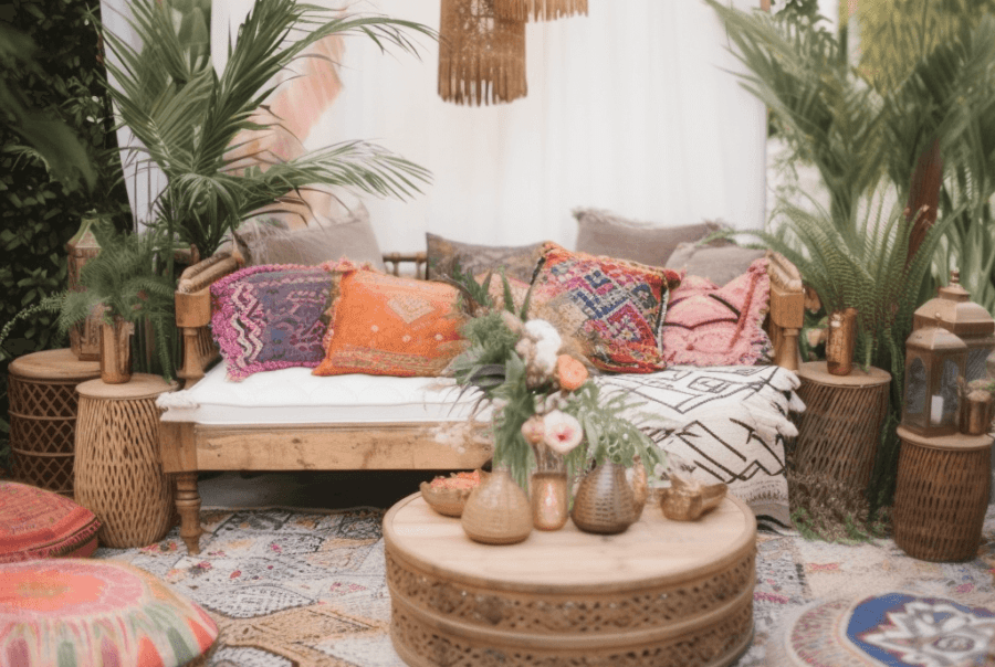 Boho chic shop furniture